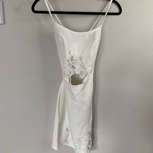 White Fashion Nova Dress - New